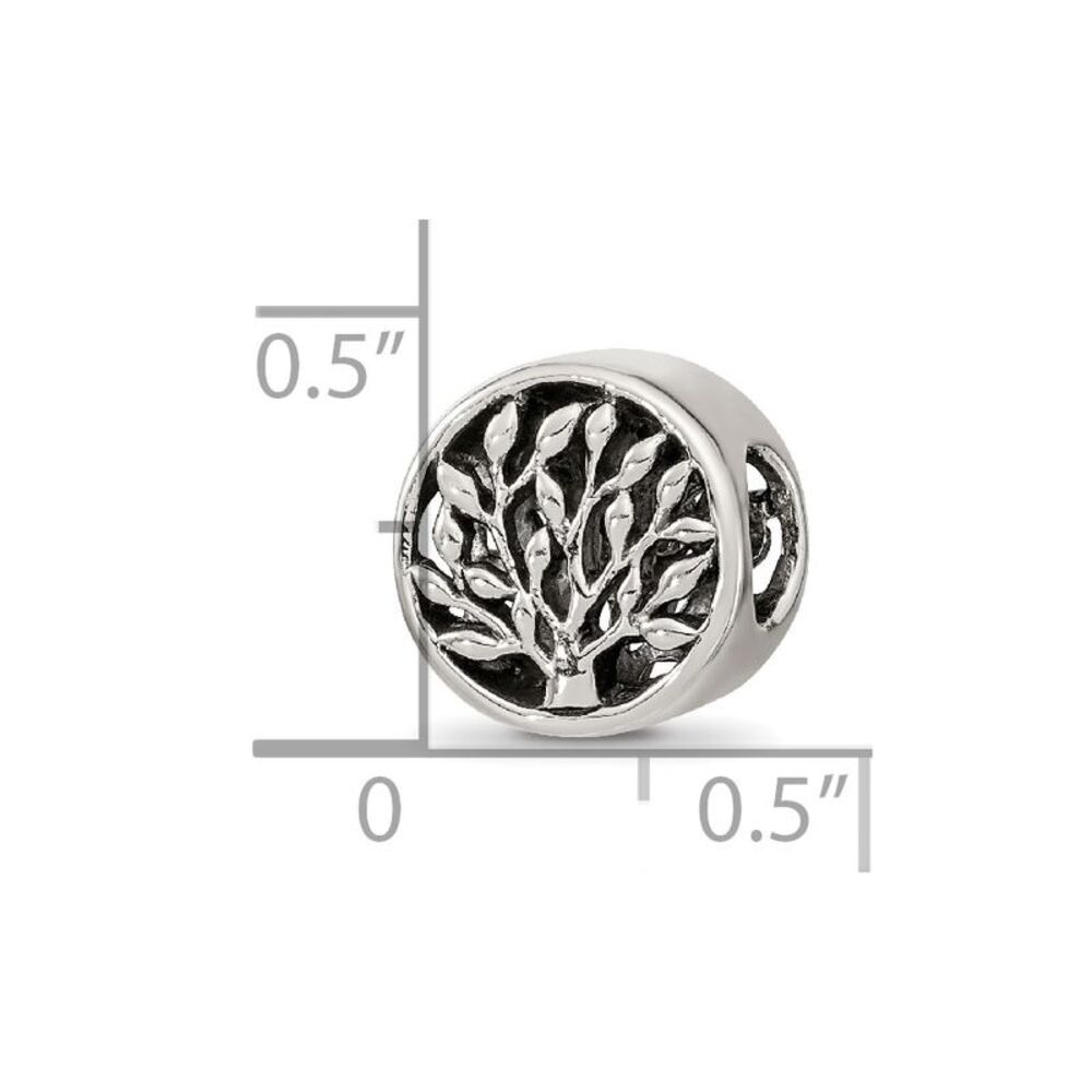 Kazi Luxury Sterling Silver Reflections Tree Bead - image 4